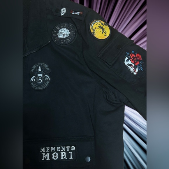 Depeche Mode Memento Morí Tour Custom Black Military Jacket - Like New 3XL - Picture 9 of 12